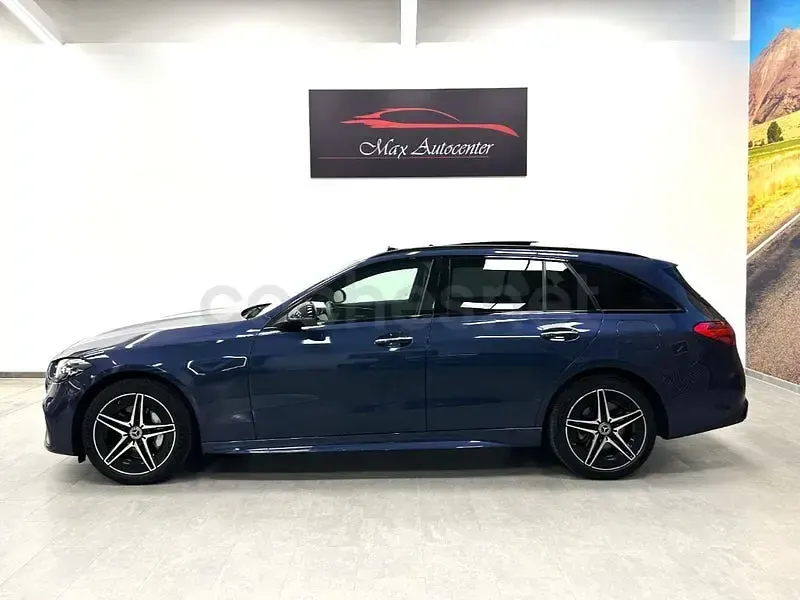 Usado Mercedes C300e 313 CV (230 kW) 2023 Azul Familiar