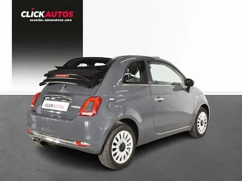 Usado Fiat 500C Dolcevita 70 CV (51 kW) 2022 Gris / plata Descapotable