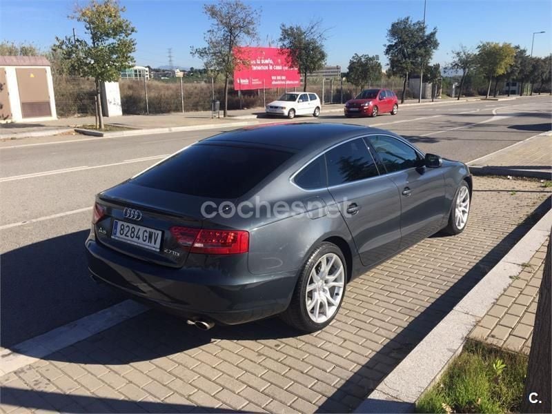 Usado Audi A5 Sportback 190 CV (139 kW) 2010 Gris / plata Utilitario