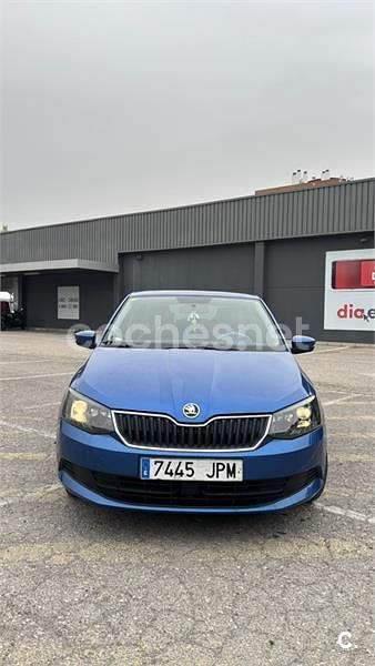 Brugt Skoda Fabia Ambition 60 HK (44 kW) 2016 Blå Sedan