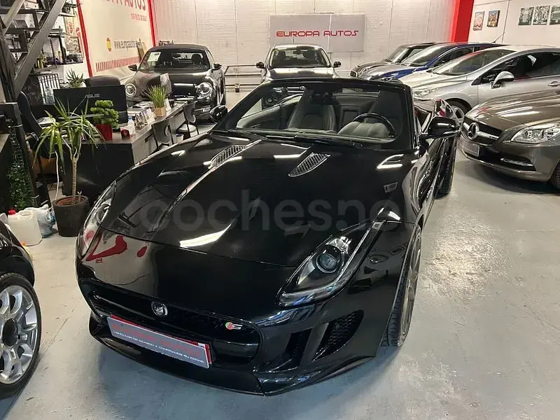 Usado Jaguar F-Type S 380 CV (279 kW) 2013 Negro Descapotable