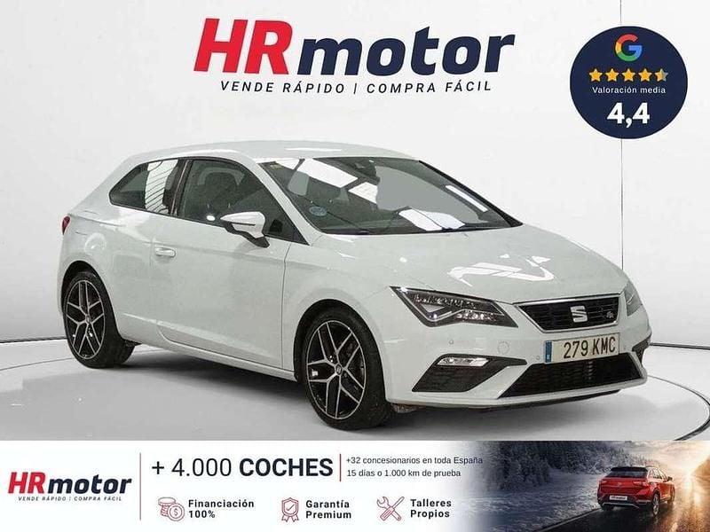 Usado Seat Leon SC FR 125 CV (91 kW) 2018 Blanco Utilitario
