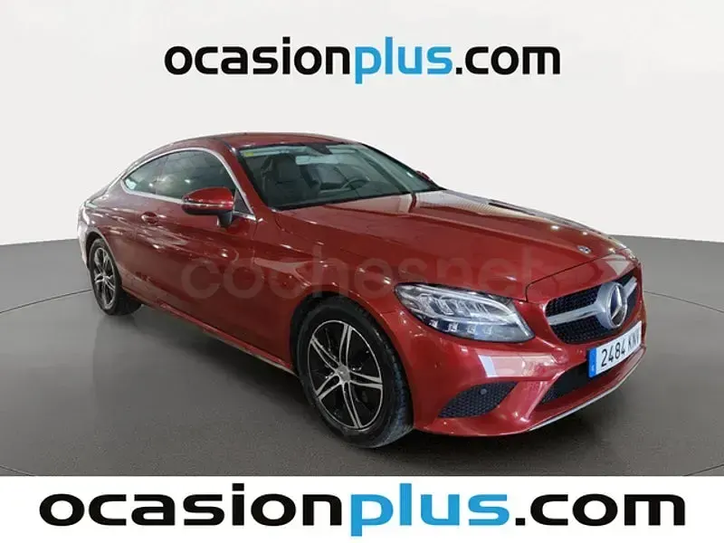 Usado Mercedes C200 184 CV (135 kW) 2018 Rojo Coupe