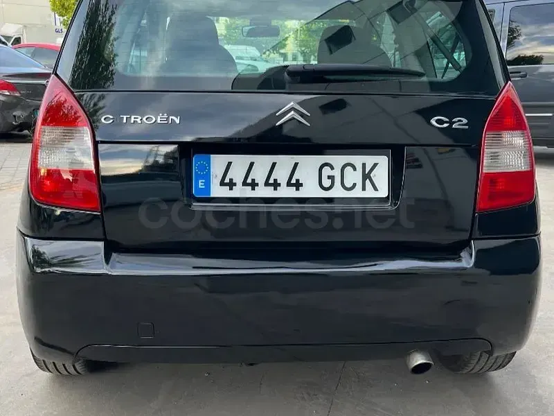 Usado Citroën C2 110 CV (80 kW) 2008 Negro Utilitario