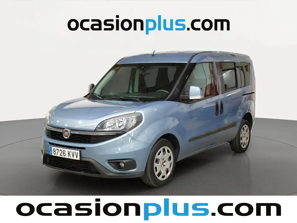 Usado Fiat Doblò Pop 95 CV (69 kW) 2019 Azul Monovolumen