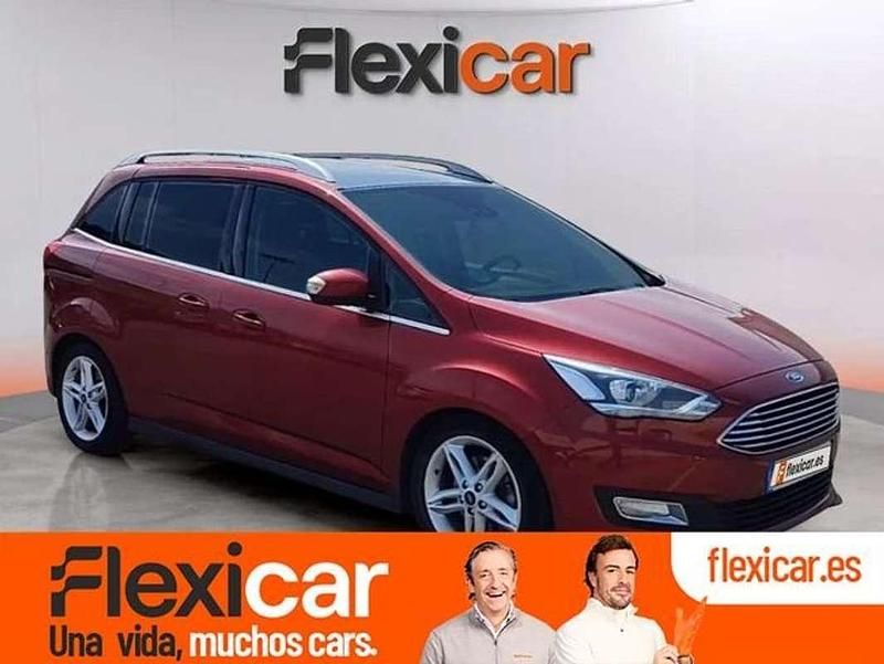 Rojo Usado 2017 Ford C-MAX Titanium Monovolumen | 9290 € (Precio justo) - Imagen 1/4