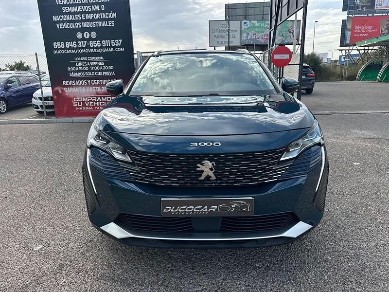 Azul Usado 2022 Peugeot 3008 Allure SUV | 17.500 € (Precio justo) - Imagen 1/4
