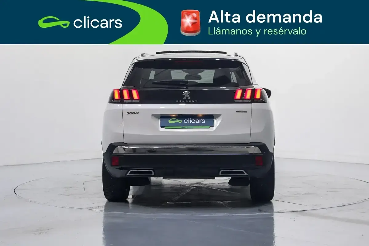 Usado Peugeot 3008 GT-line 130 CV (95 kW) 2018 Blanco SUV