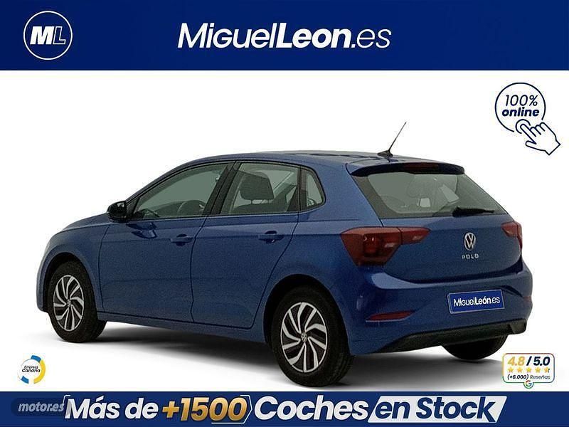 Usado VW Polo Life 95 CV (69 kW) 2024 Azul Berlina