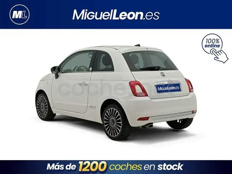 Usado Fiat 500 Mirror 69 CV (50 kW) 2018 Blanco Berlina