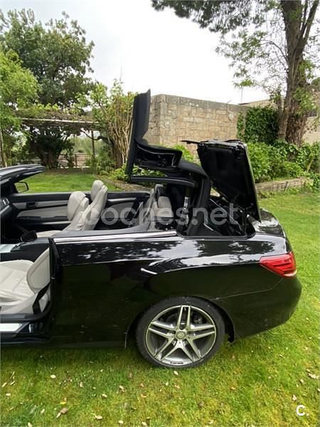 Usado Mercedes E250 204 CV (150 kW) 2015 Negro Descapotable