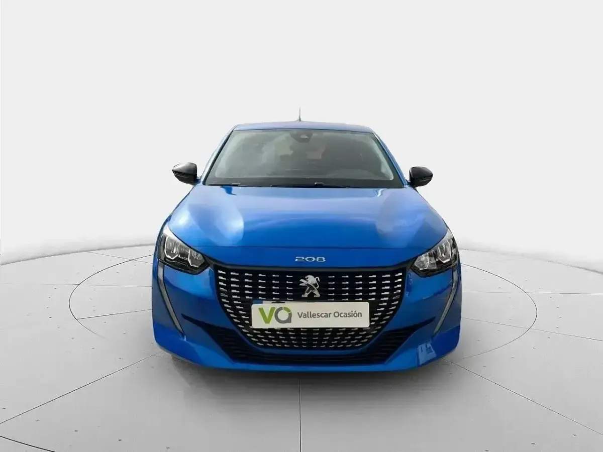 Usado Peugeot 208 Allure 101 CV (74 kW) 2023 Azul Utilitario