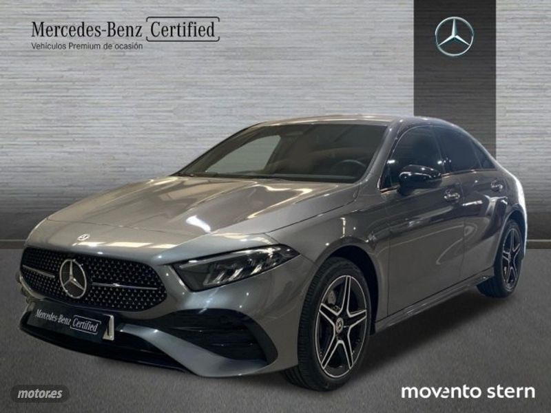 Gris Usado 2024 Mercedes A250 AMG line Berlina | 37.900 € (Precio justo) - Imagen 1/4