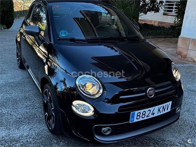 Usado Fiat 500C S 69 CV (50 kW) 2018 Negro Descapotable
