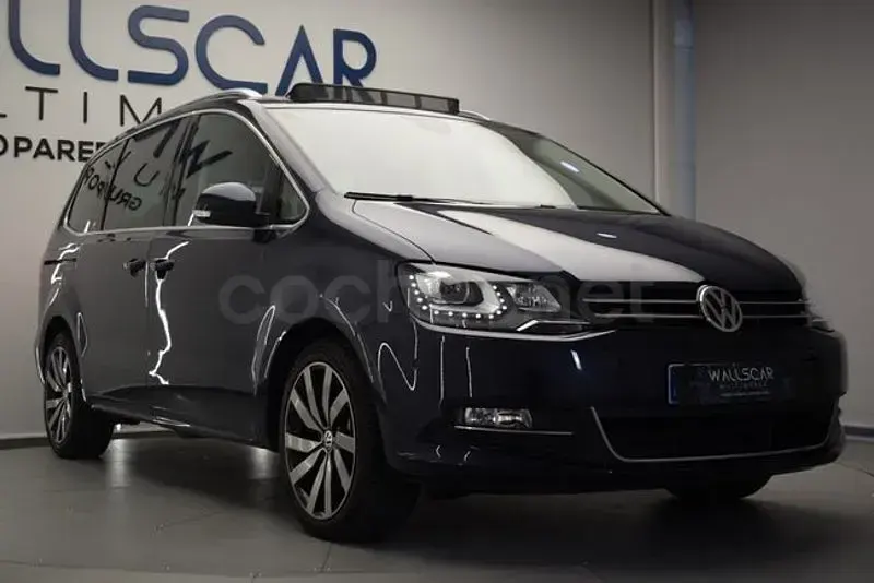 Usado VW Sharan Advance 184 CV (135 kW) 2016 Azul Monovolumen