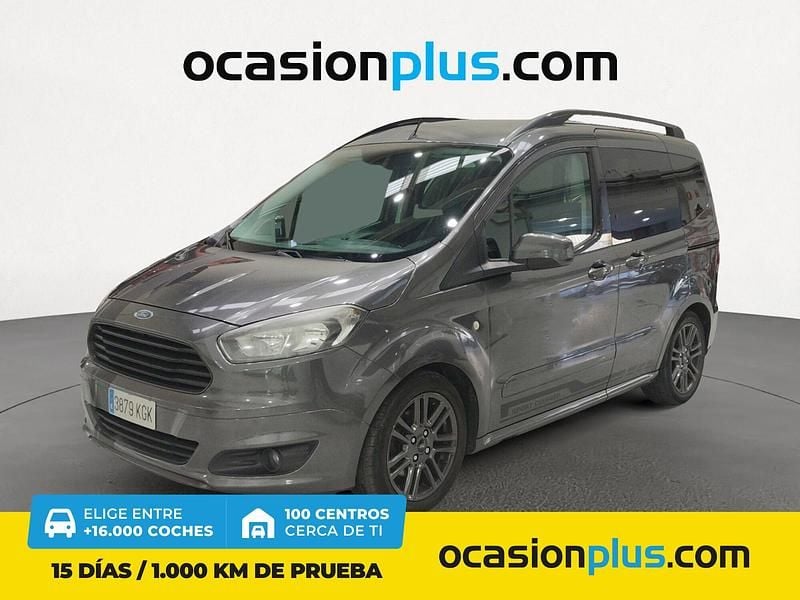 Gris Usado 2017 Ford Tourneo Courier Sport Monovolumen | 10.050 € (Precio justo) - Imagen 1/4