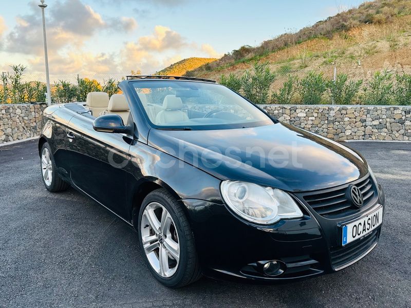 Negro Usado 2008 VW Eos Descapotable | 7990 € (Precio justo) - Imagen 1/4