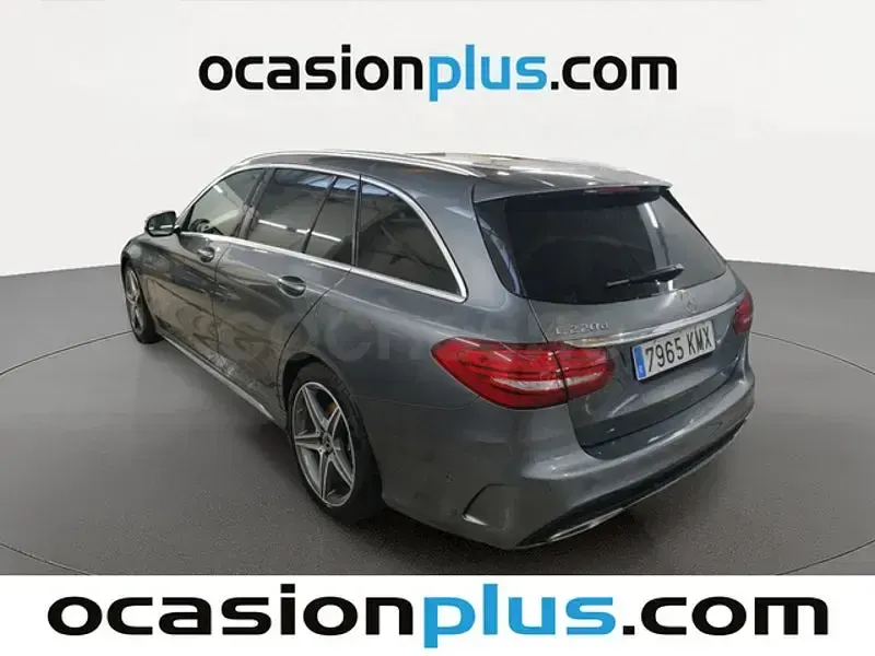 Usado Mercedes C220 170 CV (125 kW) 2018 Gris / plata Familiar