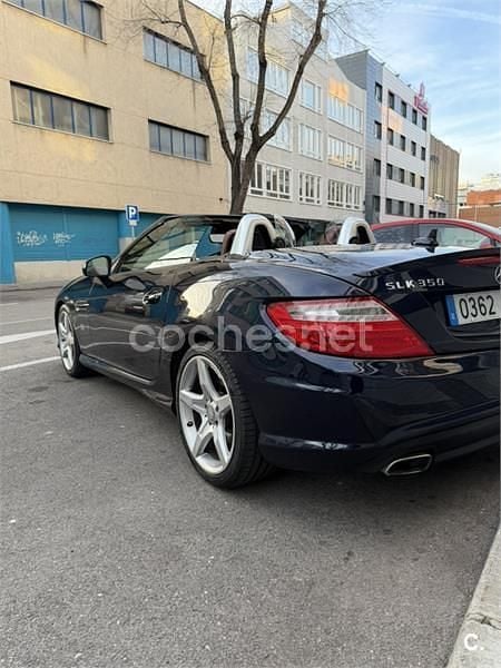Usado Mercedes SLK350 306 CV (225 kW) 2012 Azul Descapotable