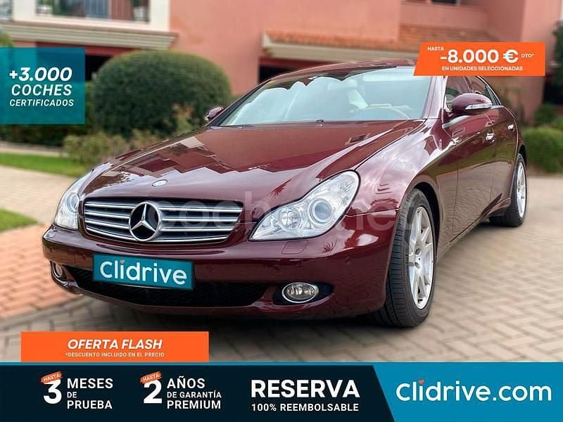 Granate Usado 2008 Mercedes CLS320 Berlina | 8790 € (Precio justo) - Imagen 1/4