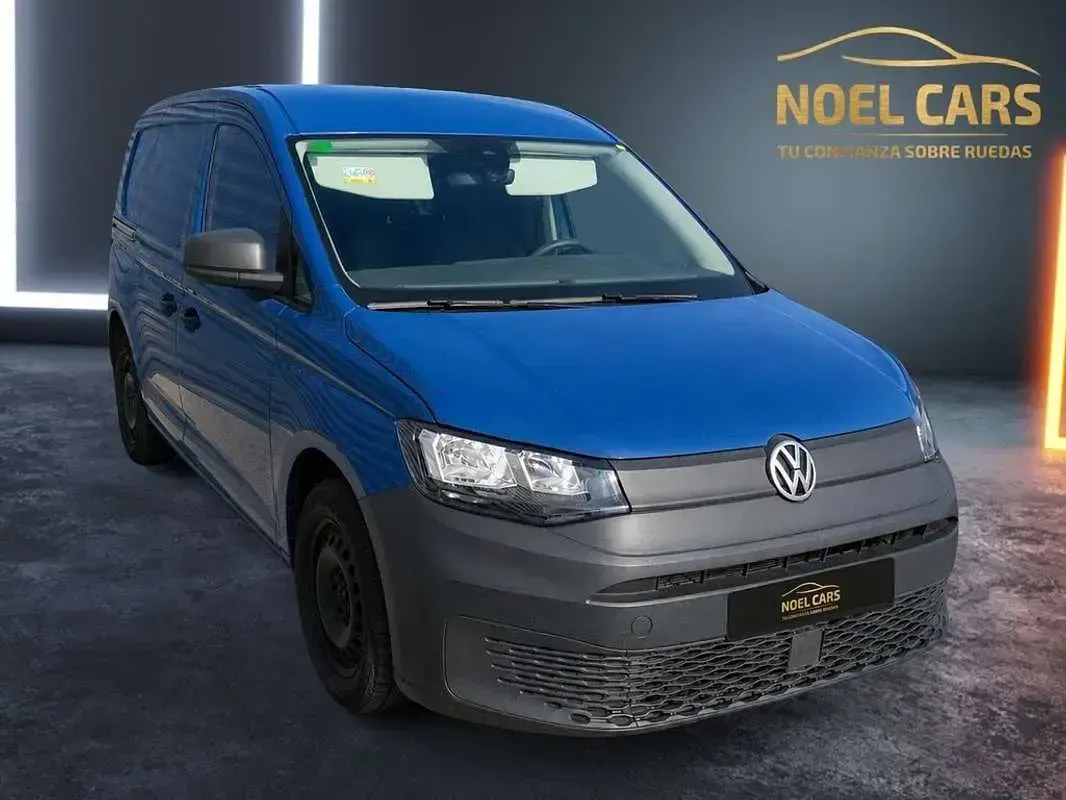 Usado VW Caddy 102 CV (75 kW) 2021 Azul Monovolumen