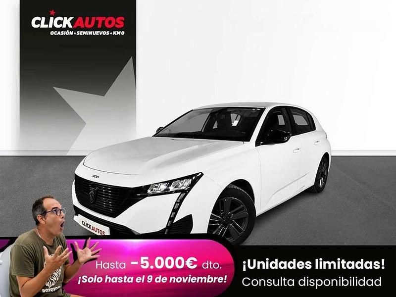 Blanco Usado 2023 Peugeot 308 Active Utilitario | 14.150 € (Buen precio) - Imagen 1/4