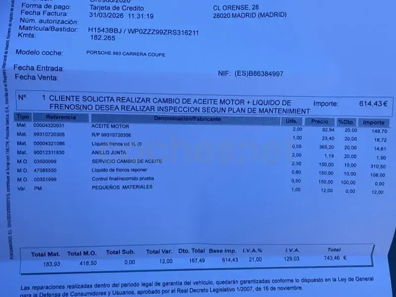 Usado Porsche 911 Carrera 285 CV (209 kW) 1995 Negro Coupe