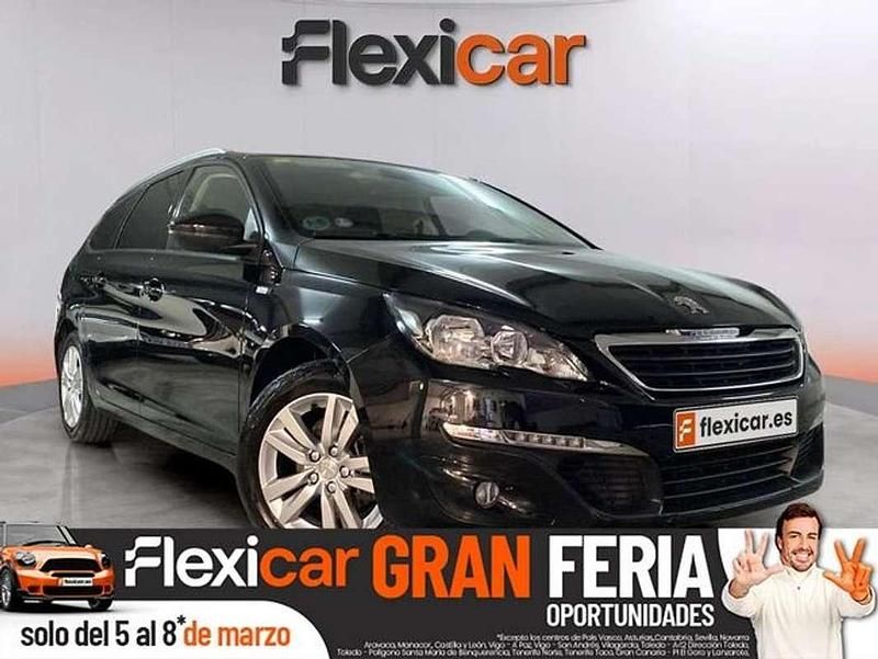 Usado Peugeot 308 SW Access 131 CV (96 kW) 2017 Negro Familiar