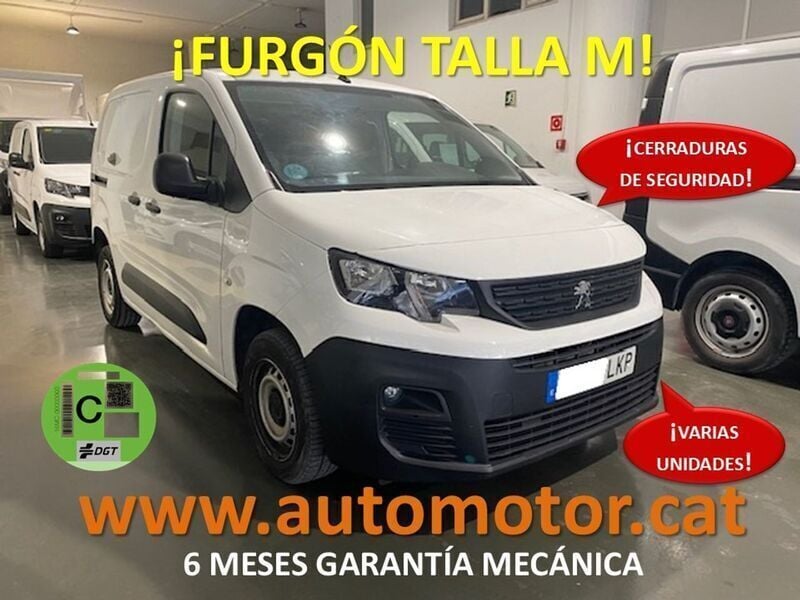 Blanco Usado 2020 Peugeot Partner S Monovolumen | 10.900 € (Precio justo) - Imagen 1/4
