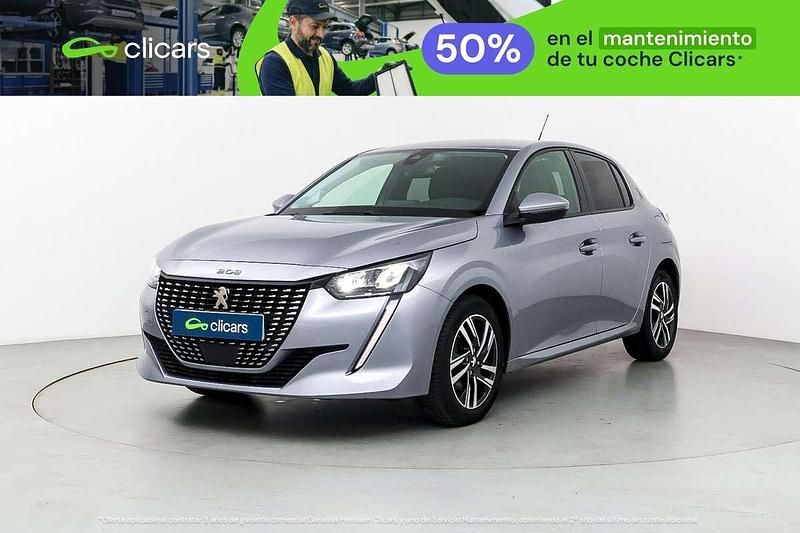 Usado Peugeot 208 Allure 102 CV (75 kW) 2021 Plateado Utilitario