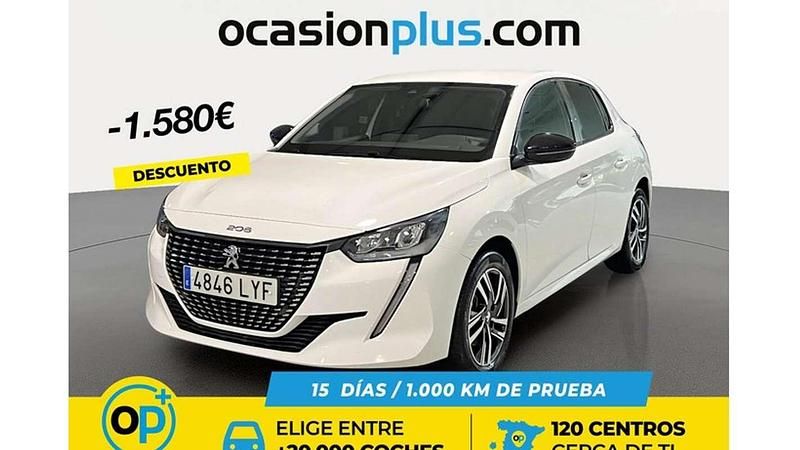 Usado Peugeot 208 Allure 102 CV (75 kW) 2022 Blanco Utilitario