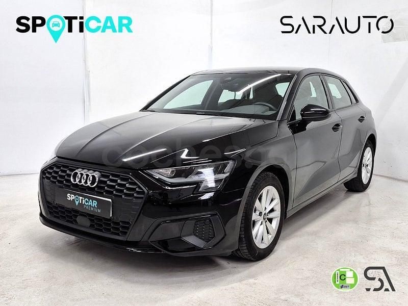Usado Audi A3 110 CV (80 kW) 2023 Negro Berlina