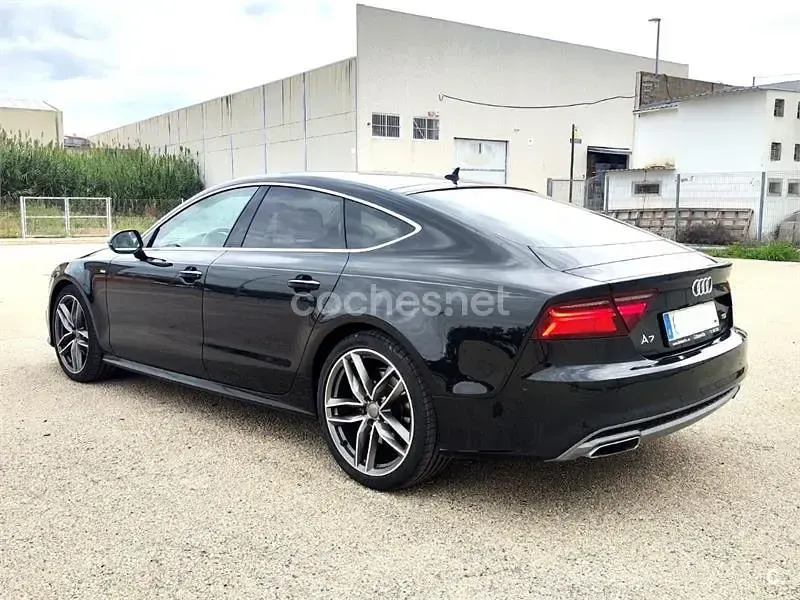 Usado Audi A7 Sportback S-Line 272 CV (200 kW) 2017 Negro Utilitario