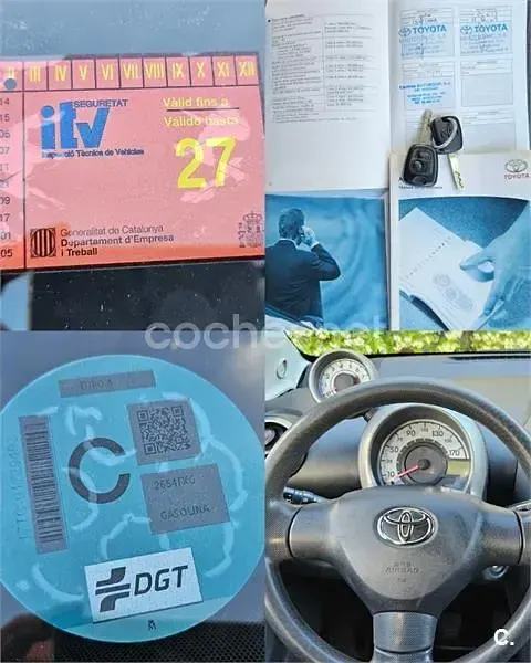 Begagnad Toyota Aygo 68 HK (50 kW) 2008 Svart Halvkombi