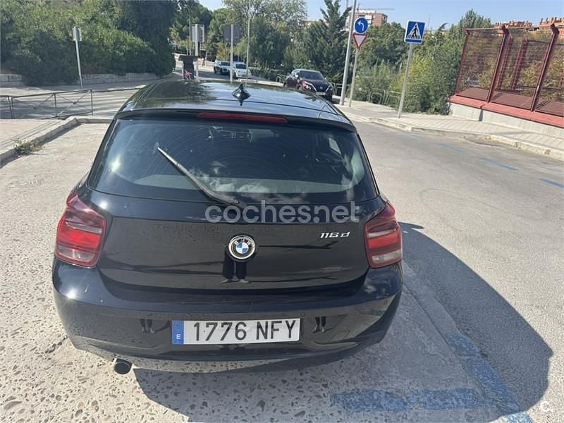 Usado BMW 116 Efficient Dynamics 116 CV (85 kW) 2013 Negro Utilitario