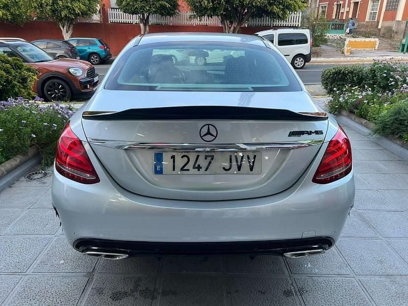 Usado Mercedes C220 AMG line 170 HP (125 kW) 2016 Cinzento Sedan