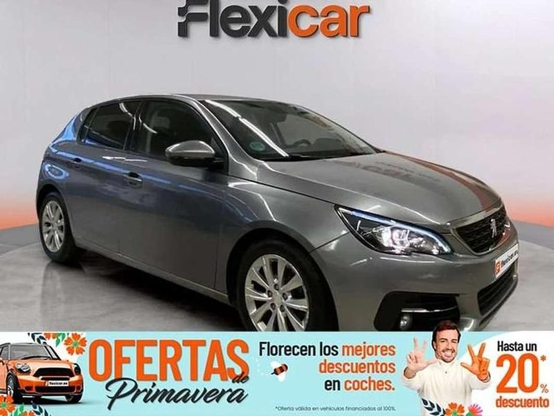 Usado Peugeot 308 Style 131 CV (96 kW) 2020 Gris Utilitario