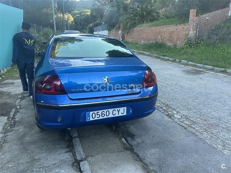 Usado Peugeot 407 Sport 136 CV (100 kW) 2004 Azul Berlina