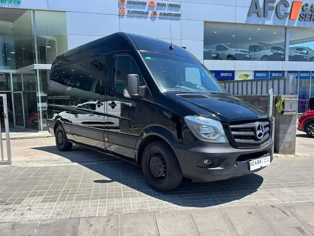 Usado Mercedes Sprinter 129 CV (94 kW) 2015 Negro Van