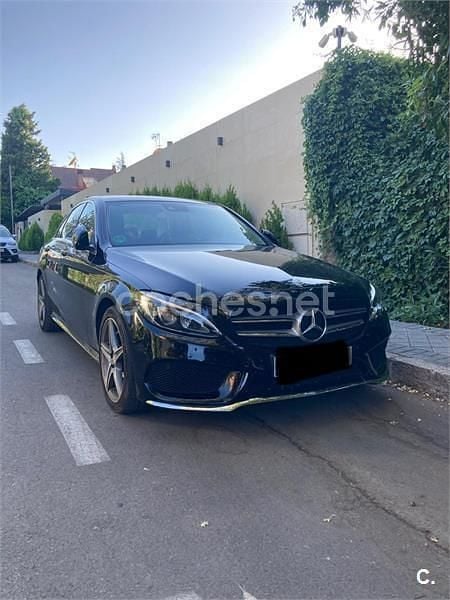 Negro Usado 2017 Mercedes C220 AMG line Berlina | 21.000 € (Buen precio) - Imagen 1/4