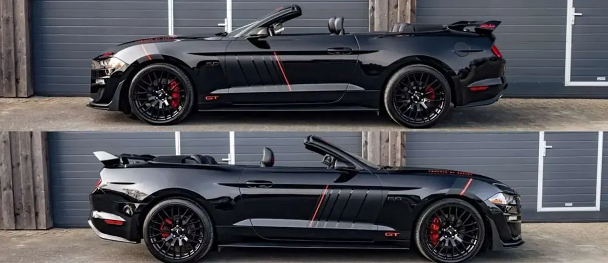 Usado Ford Mustang GT 449 CV (330 kW) 2018 Negro Descapotable