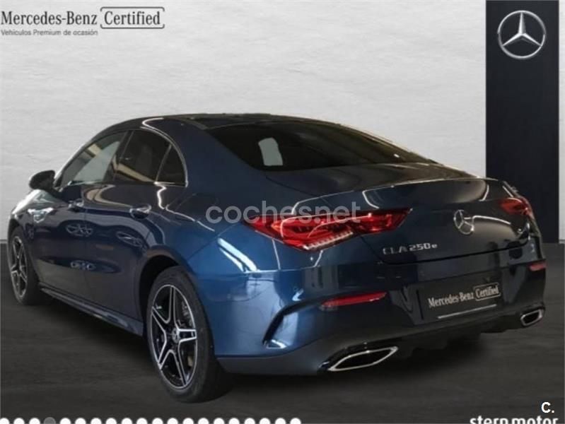 Azul Usado 2021 Mercedes CLA250e Berlina | 32.990 € (Precio justo) - Imagen 1/4