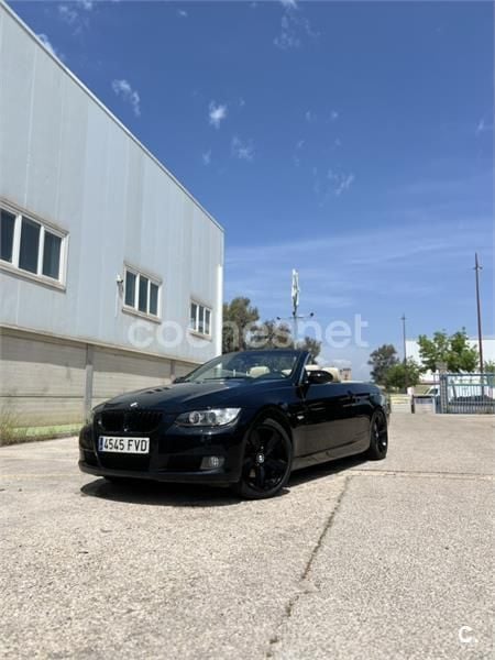 Negro Usado 2007 BMW 320 Cabriolet Descapotable | 13.000 € (Precio justo) - Imagen 1/1