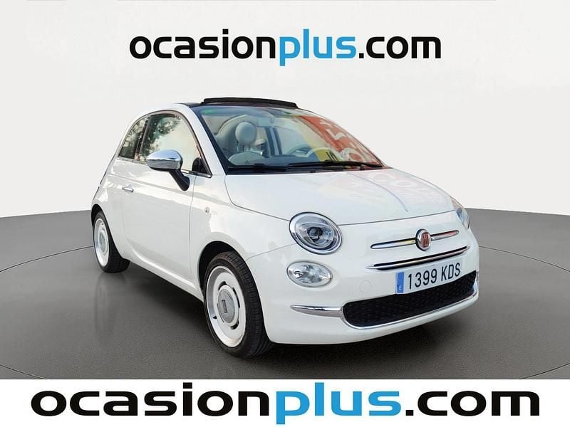Usado Fiat 500C 69 CV (50 kW) 2017 Blanco Descapotable