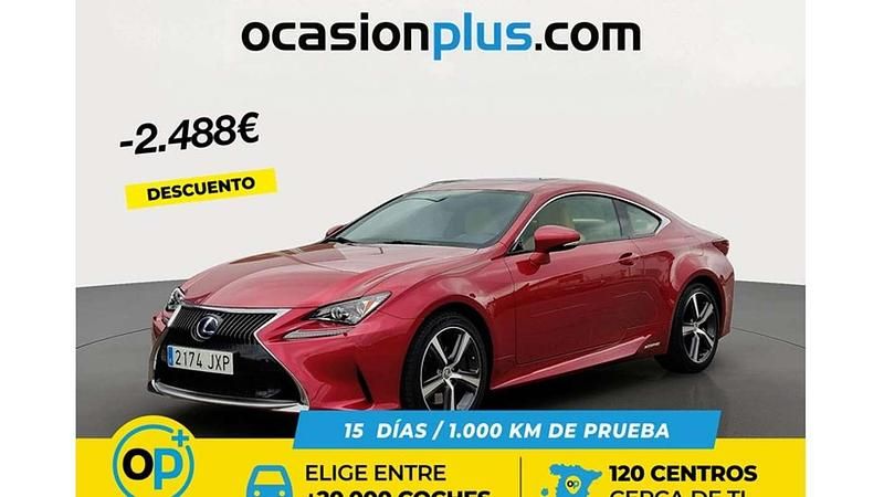 Usado Lexus RC300h Executive Line 223 CV (164 kW) 2017 Rojo Coupe