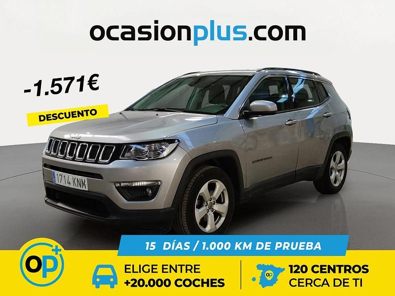 Usado Jeep Compass Longitude 140 CV (102 kW) 2018 Gris / plata SUV