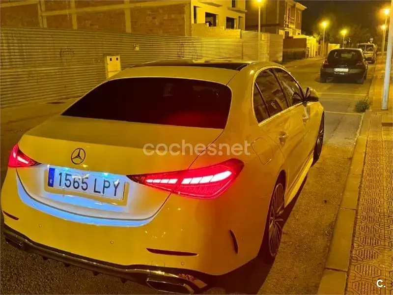 Usado Mercedes C220 200 CV (147 kW) 2021 Blanco Berlina