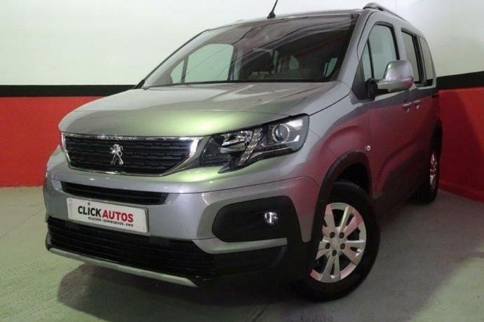 Negro Usado 2021 Peugeot Rifter Allure Monovolumen | 17.300 € (Buen precio) - Imagen 1/4