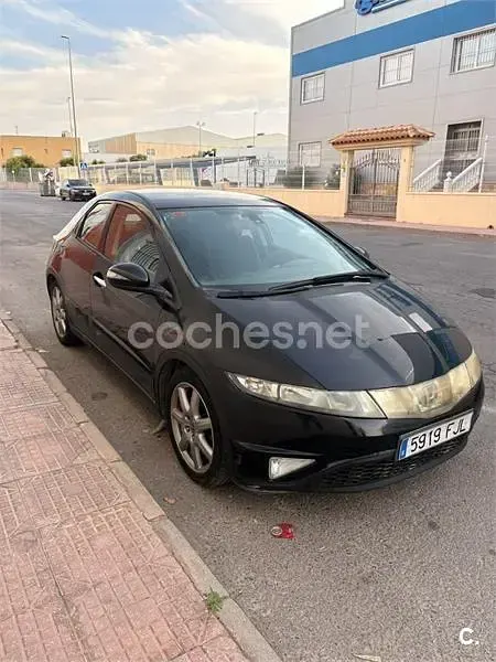 Usado Honda Civic Sport 140 CV (102 kW) 2006 Negro Berlina