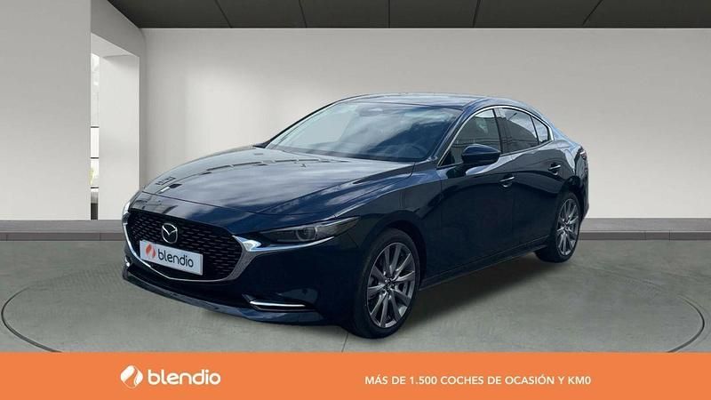 Azul Usado 2025 Mazda 3 Exclusive-Line Berlina | 33.990 € - Imagen 1/4